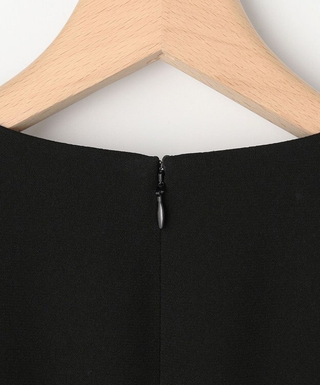 組曲 NOIR 【ストレッチ/オールシーズン対応】ペプラムミニグログラン ジャケット＋ワンピース ブラック系