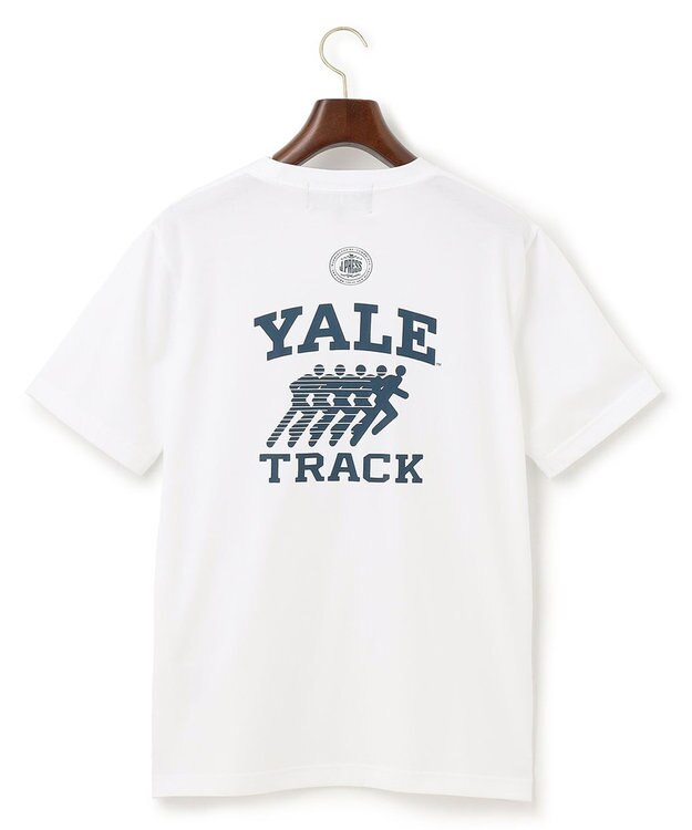 J.PRESS MEN 【J.PRESS×YALE】YALE TRACKカレッジプリントＴシャツ ホワイト系