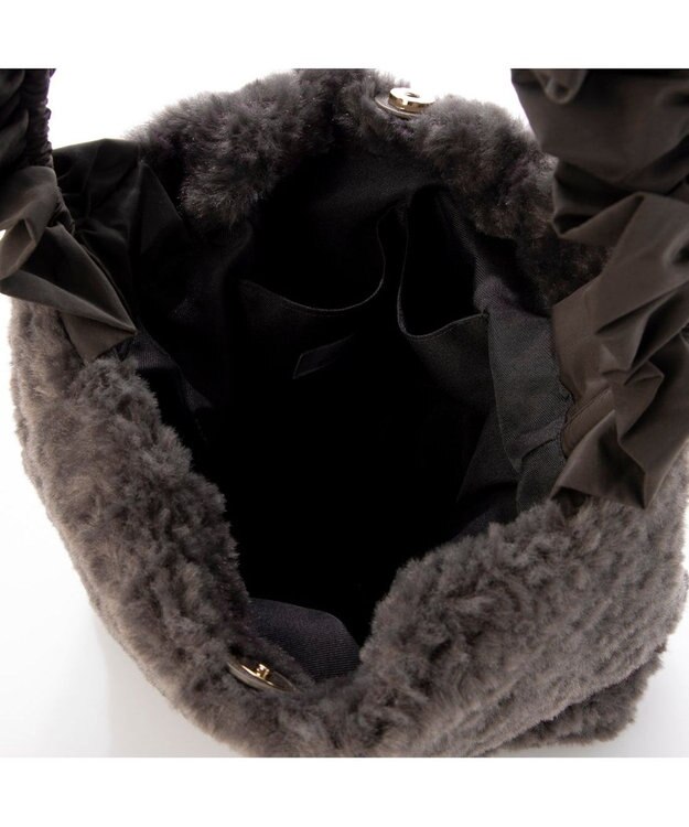 UNBILLION カシュカシュ cachecache / フリルハンドルボアトート GY