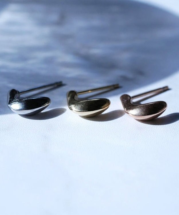 blancotokyo 【金属アレルギー対応】ニュアンスドロップピアス LAGRIMA pierce ゴールド