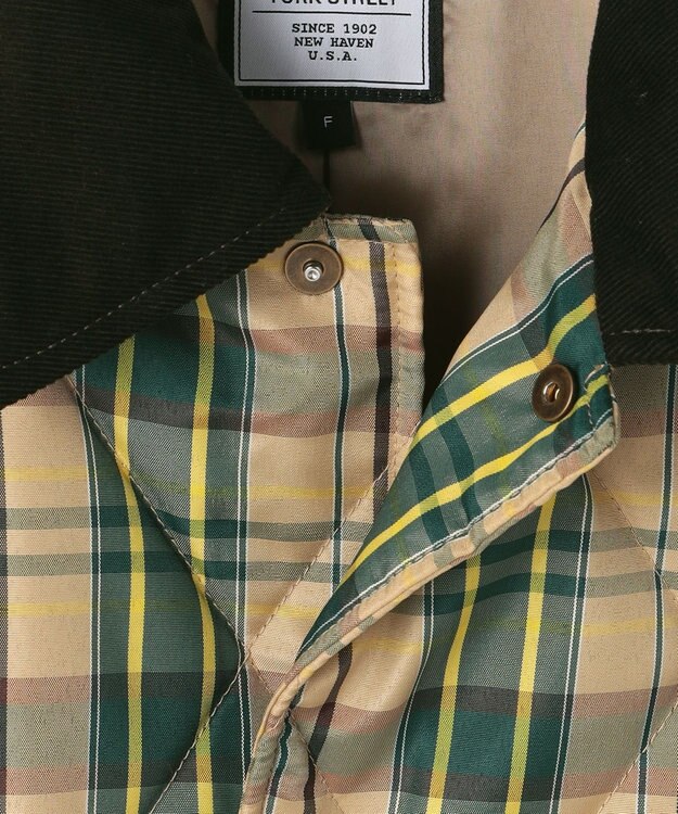 J.PRESS YORK STREET 【WOMEN】チャックキルティング ショートコート ベージュ系3