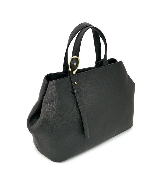 IBIZA アセアーダ　牛革　ハンドバッグ(M) 黒