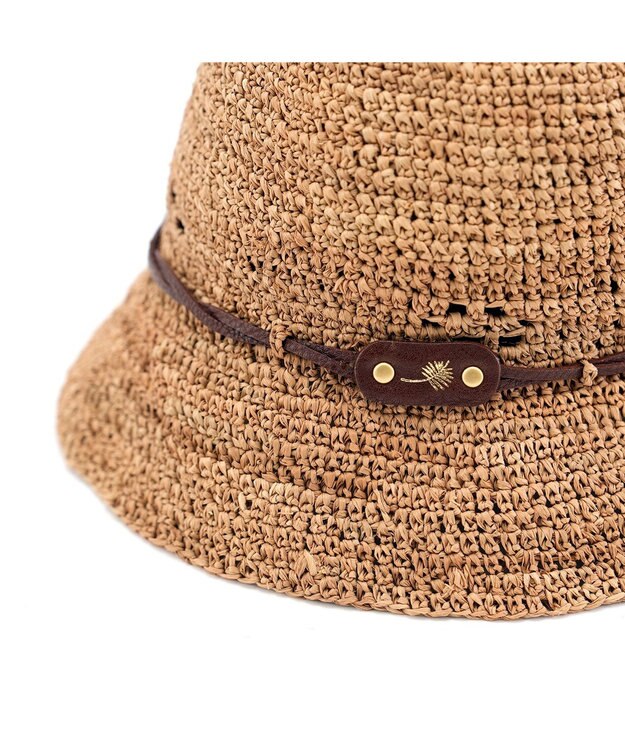 IBIZA ラフィア　ハット 濃茶
