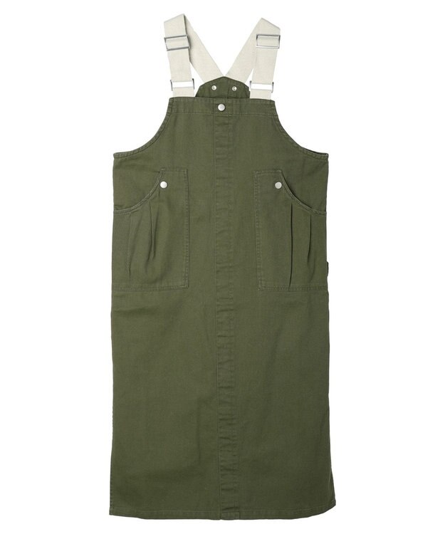 Green Parks ・ＳＵＧＡＲ　ＳＰＯＯＮ　ペインターサロペットスカート Khaki