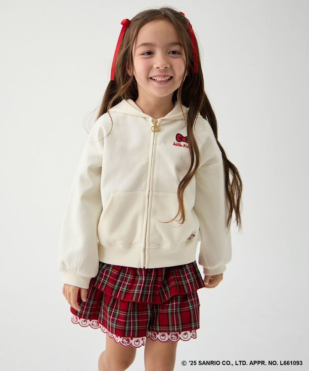 ANY KIDS 【ハローキティ×ANY KIDS】なりきりパーカー オフホワイト