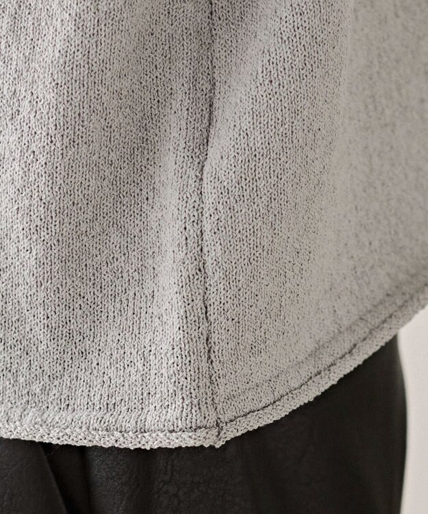 WEGO スキッパーニットポロ グレー