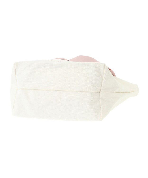 Maison de FLEUR EC限定 リボンキャンバストートバッグ Pink