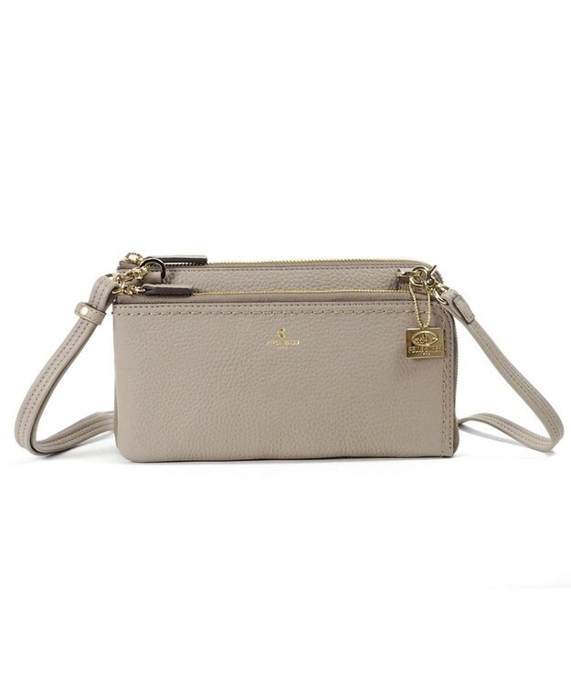 PELLE BORSA お財布ポシェット Reinette レネット 4704 グレージュ