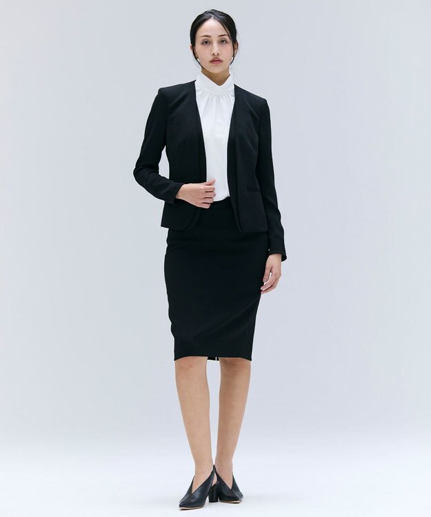 BEIGE， 【洗える・L-size】CINDY / タイトスカート Black x Black