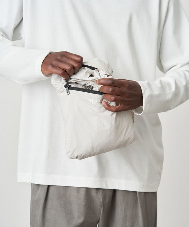 ATON TRAVEL NYLON | パッカブルコート - UNISEX WARM WHITE