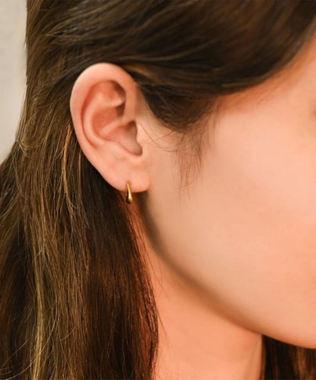 blancotokyo 【金属アレルギー対応】ニュアンスドロップピアス LAGRIMA pierce ゴールド