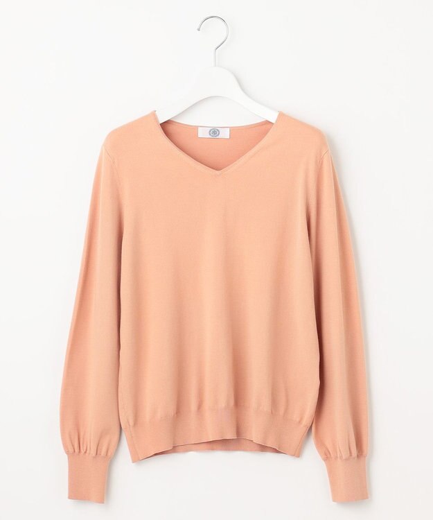 J.PRESS LADIES 【ご好評につき新色追加！・WEB限定カラーあり・洗える】PRINCE Vネック ニット ピンク系