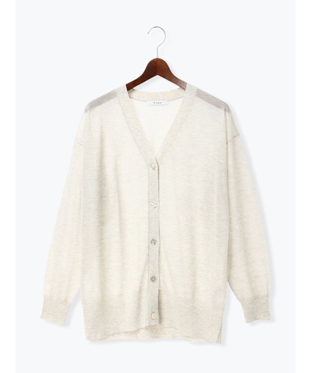 Te chichi 14GミドルVネックカーディガン《2026 SUMMER LOOK item》 オートミール