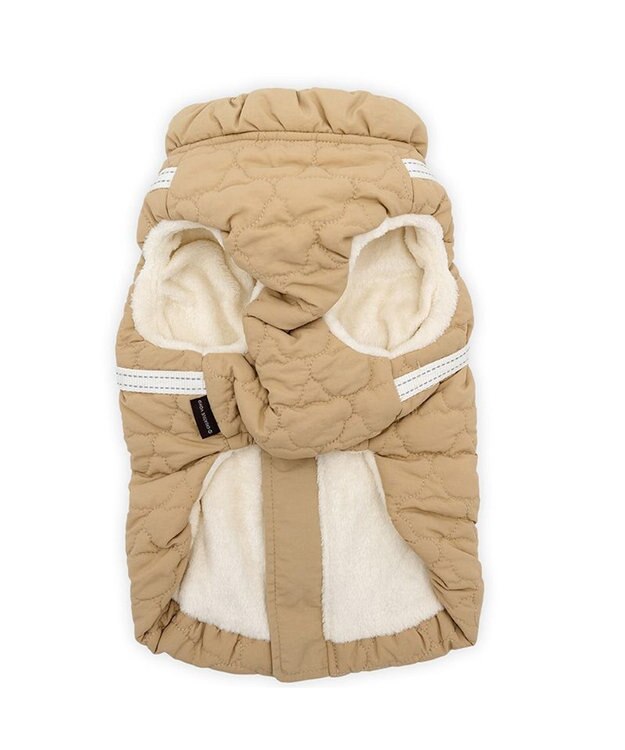 PET PARADISE ペットパラダイス くまちゃん アウターハーネス  キルト 小型犬 ベージュ