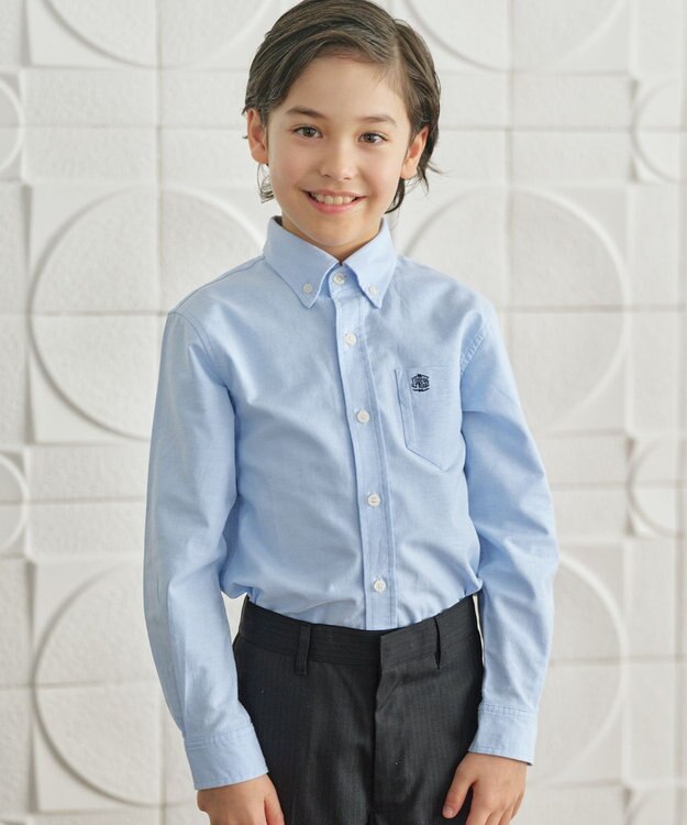 J.PRESS KIDS 【140-170cm】ドレスオックス シャツ サックスブルー系