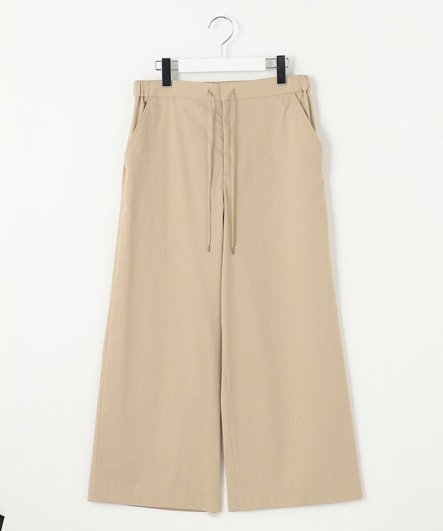 J.PRESS LADIES 【洗える】セルロースリネンストレッチ イージー パンツ ベージュ系