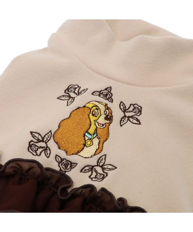 PET PARADISE ディズニー わんわん物語 レディ フリフリトップス 小型犬 ブラウン