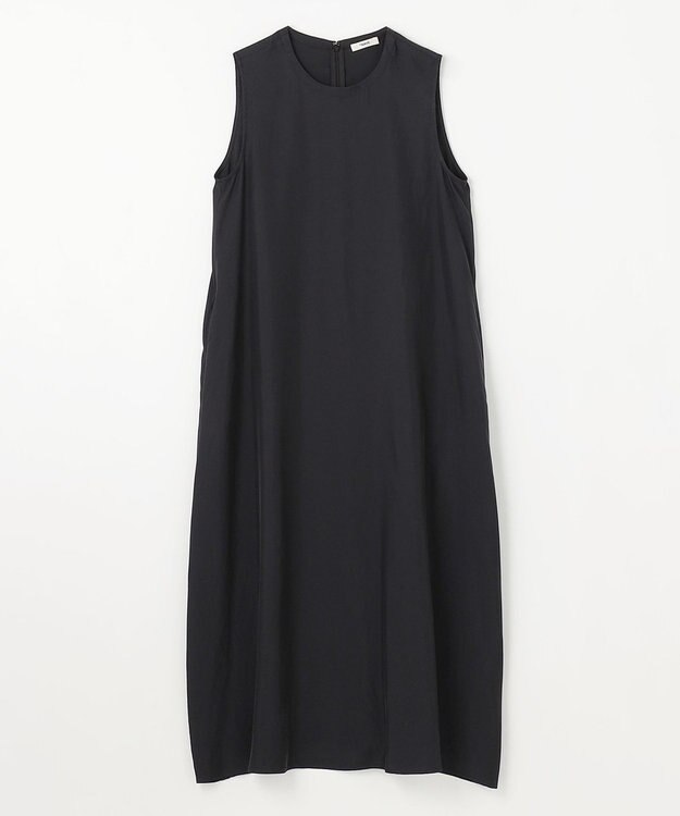 NAVE 【ReNAVE・セットアップ可/洗える/UVケア/接触冷感】フィブリルシャンブレーワンピース ブラック系