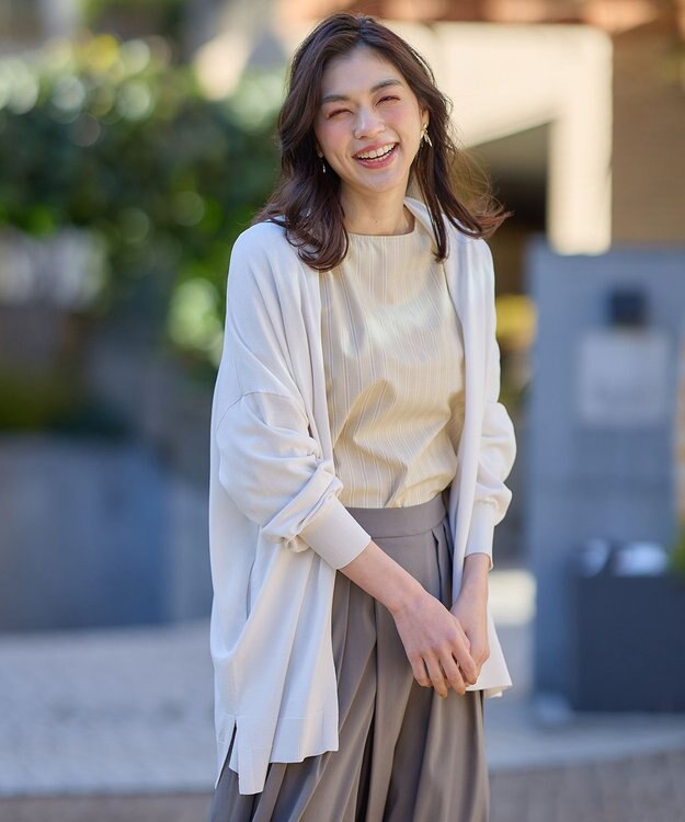 ANY ニットカーディガン エクリュ