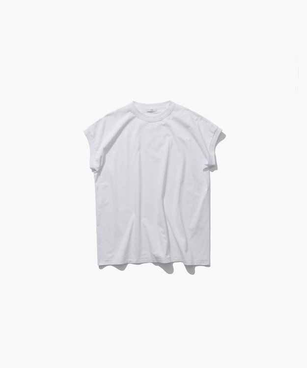 ATON DRY COTTON JERSEY | オーバーサイズプルオーバー WHITE