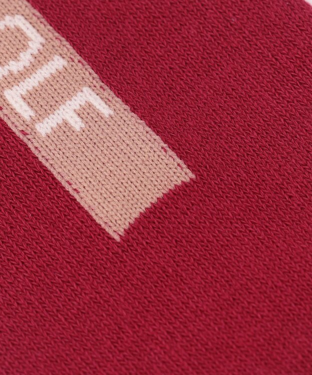 23区GOLF 【WOMEN】ロゴハイソックス ワイン系