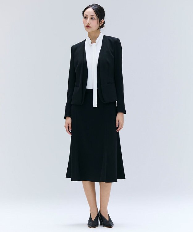 BEIGE， 【洗える・L-size】CINDY / フレアスカート Black x Black