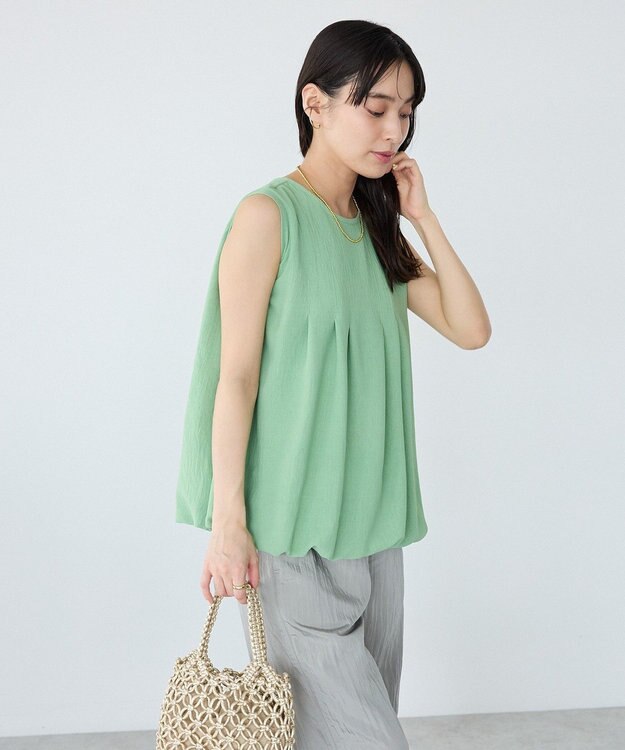 CRAFT STANDARD BOUTIQUE タックバルーンプルオーバー Green