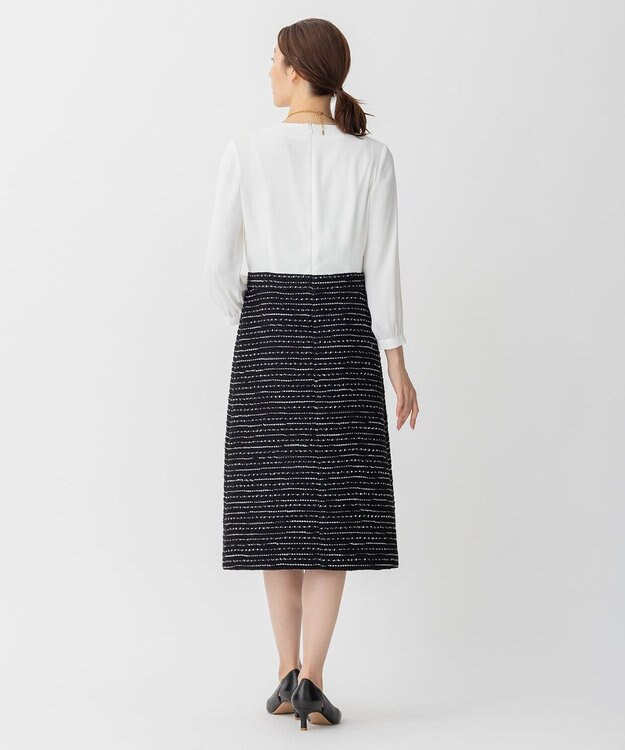 自由区 【セット可】カラミツイード ワンピース ブラック系8