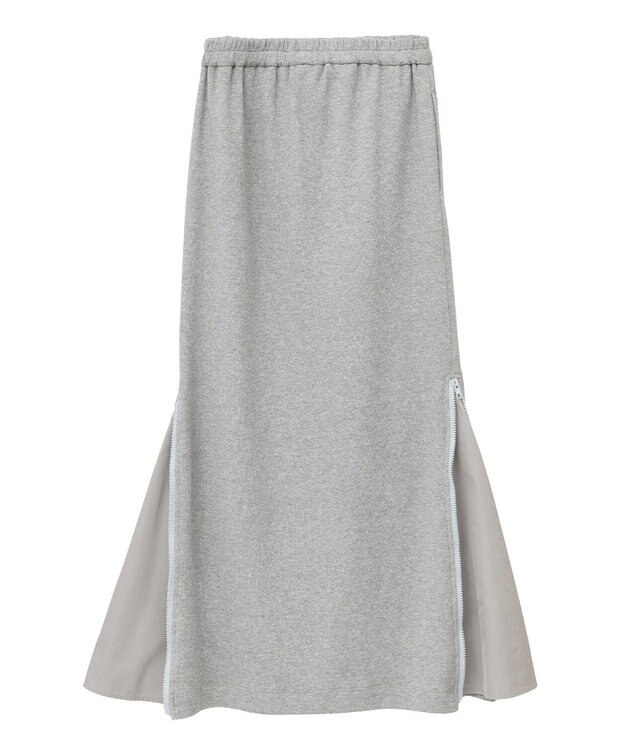 YECCA VECCA ZIPアレンジスカート Gray