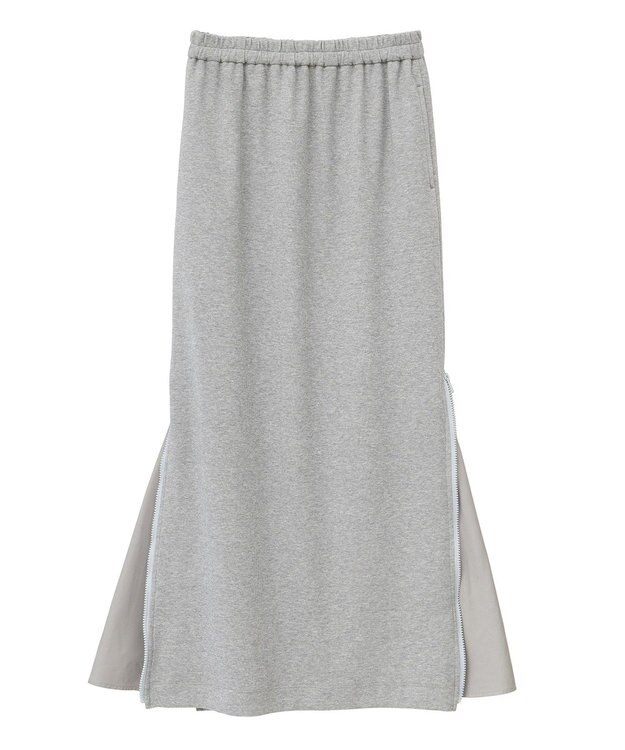 YECCA VECCA ZIPアレンジスカート Gray
