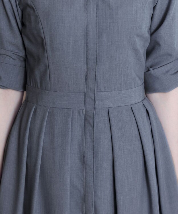 Tiaclasse 【洗える】シャツワンピース ピンク