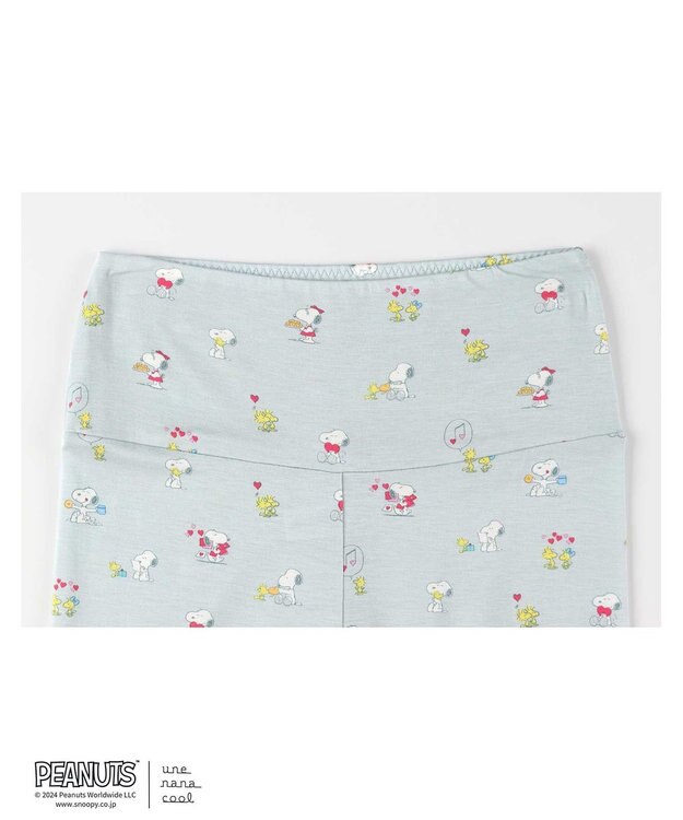 une nana cool 【スヌーピー】PEANUTS × une nana cool ハラマキ付きレギンス SNOOPY GY