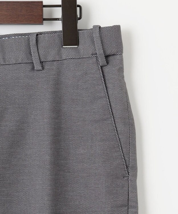 JOSEPH ABBOUD 【ウエストも伸びる!/洗える/速乾/ストレッチ】ハイパワーシャンブレードビー パンツ ライトグレー系