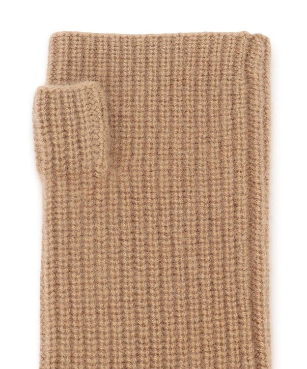 23区 【見上愛さん着用/洗える】ピュアカシミヤ アームウォーマー キャメル系