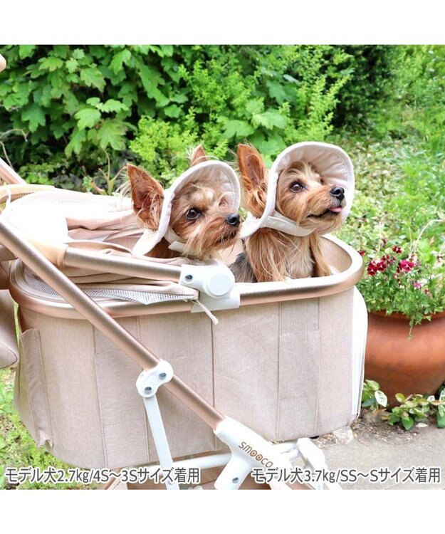 PET PARADISE ペットパラダイス レース クール ハット ４Ｓ～３Ｓ/ＳＳ～Ｓ 小型犬 ベージュ