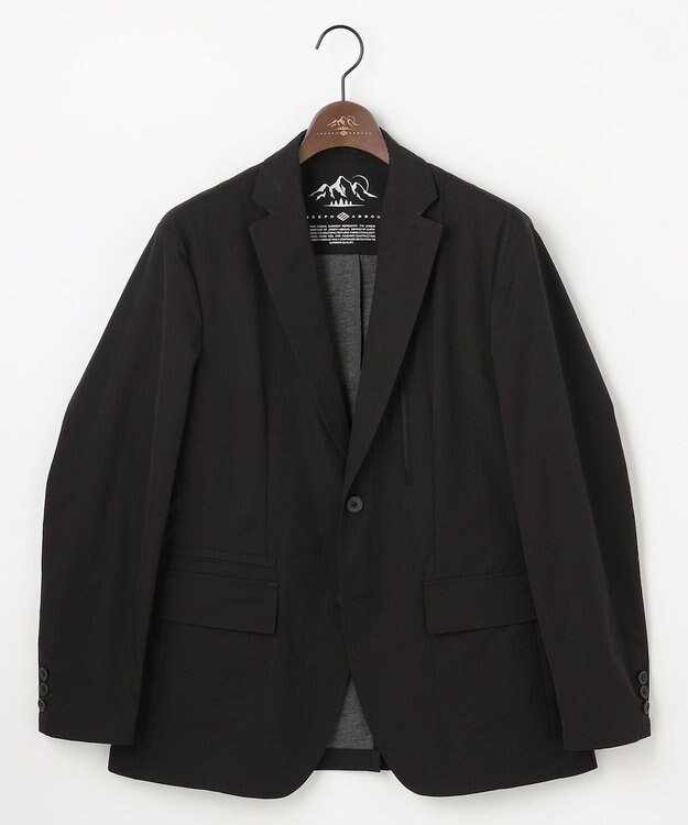 JOSEPH ABBOUD MOUNTAIN 【ストレッチ/ソフト/ECO撥水】ストレッチダブルフェイスアクティブ ジャケット ブラック系