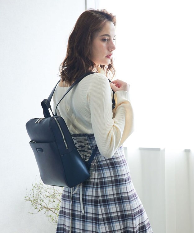 style code 【MERCURYDUO/マーキュリーデュオ】超軽量　リュックサック ネイビー