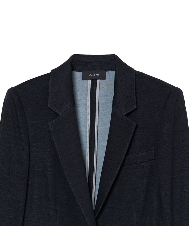 JOSEPH 【WEB&OUTLET限定】ウールジャージー　シングルブレストジャケット Black
