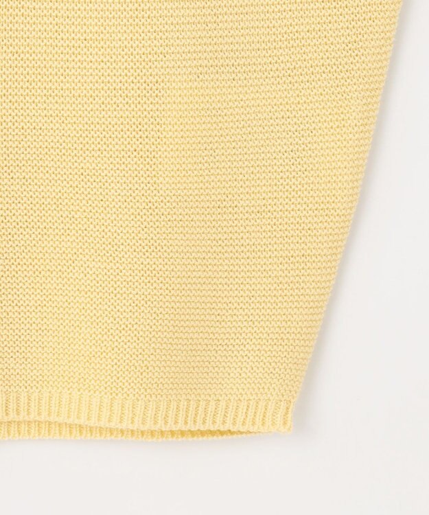 ANY 【新色追加/14色展開】アクリルガーターフレンチスリーブニット イエロー