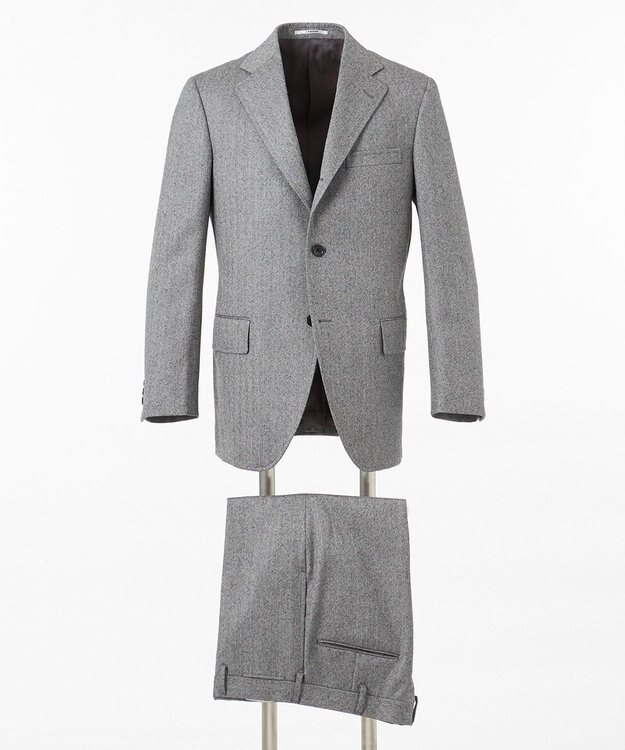 J.PRESS MEN 【MAGIC CUBA BEACH】スコティッシュヘリンボン スーツ ブラック系1