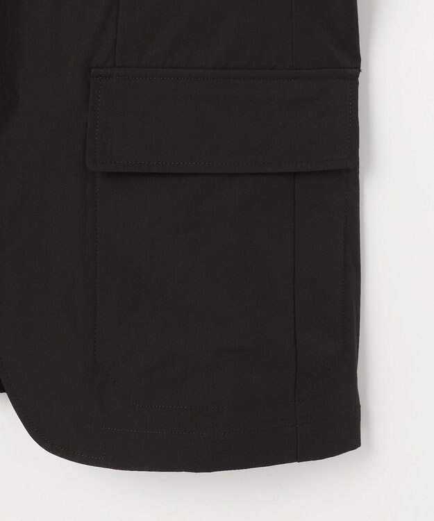 JOSEPH ABBOUD MOUNTAIN 【ストレッチ/ソフト/ECO撥水】ストレッチダブルフェイスアクティブ ジャケット ブラック系