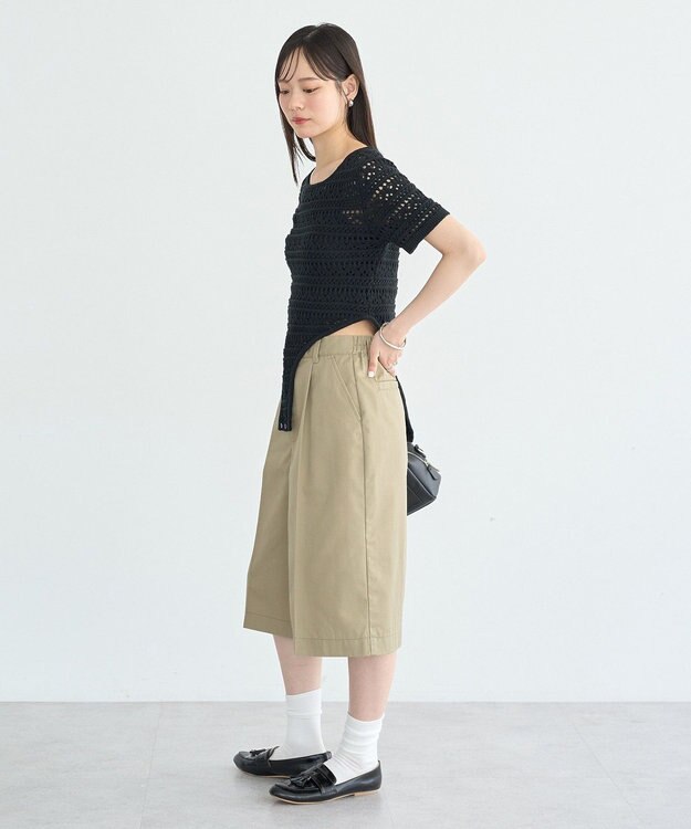 earth music&ecology クロエシェボディニットスーツ Black