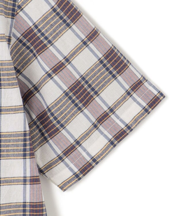 J.PRESS MEN 【WEB・一部店舗限定】マドラスチェックシャツ ホワイト系3