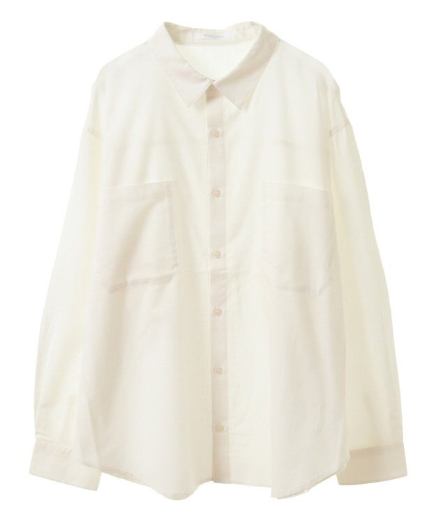 Green Parks アソートレギュラーカラーシャツ Off White