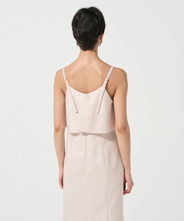 GRACE CONTINENTAL レイヤードキャミワンピース ベージュ