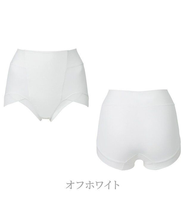 BRADELIS New York 【BRADELIS NewYork peace】綿混楽々dailyソフトショーツ23 接触冷感 吸汗速乾 サラッと快適な補正ショーツ オフホワイト