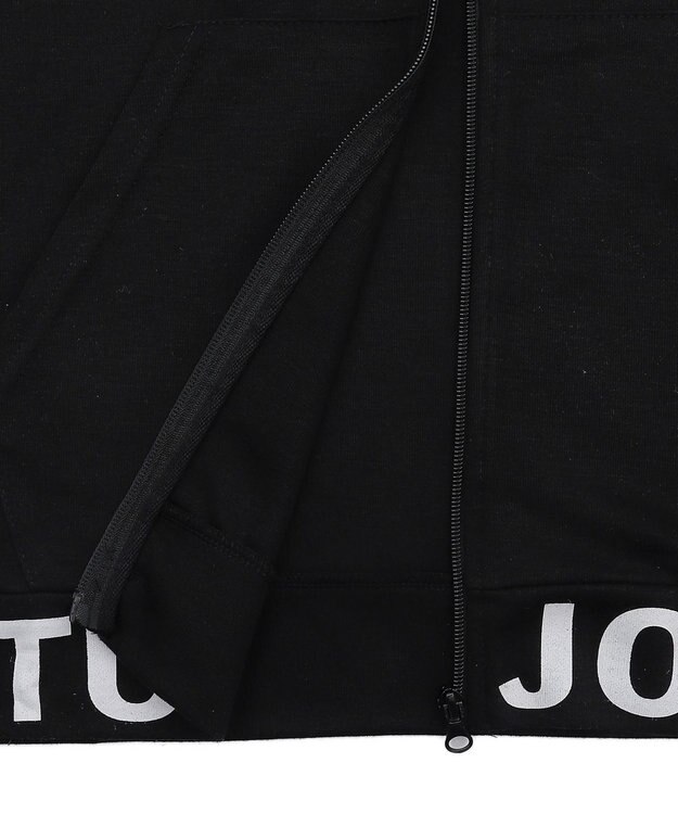 WEGO 【MLXLサイズ展開】グラフィックZIPパーカー（SS） ブラック