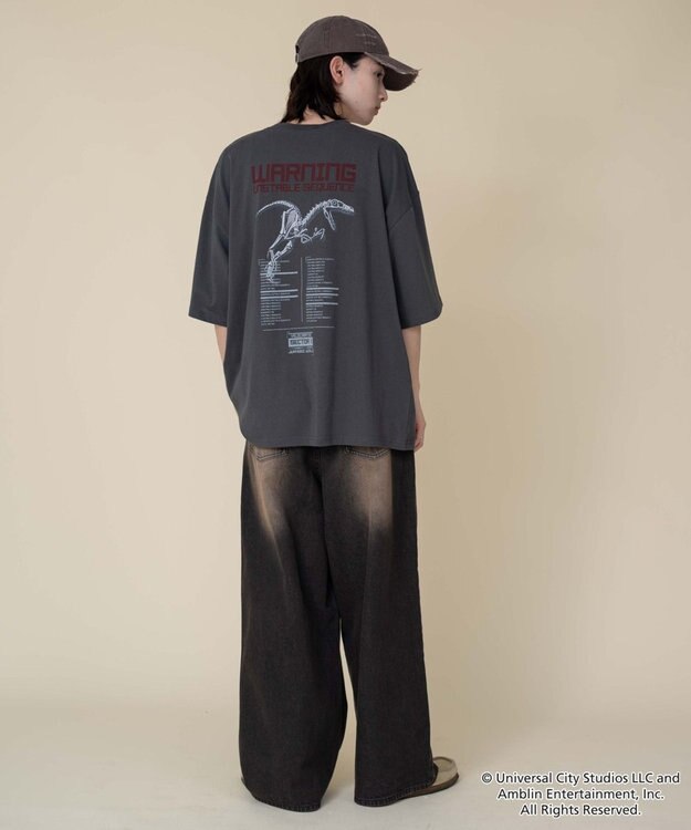 WEGO 【ユニセックス着用ITEM/SMLサイズ展開】JURASSIC　PARKグラフィックT（S） 柄4