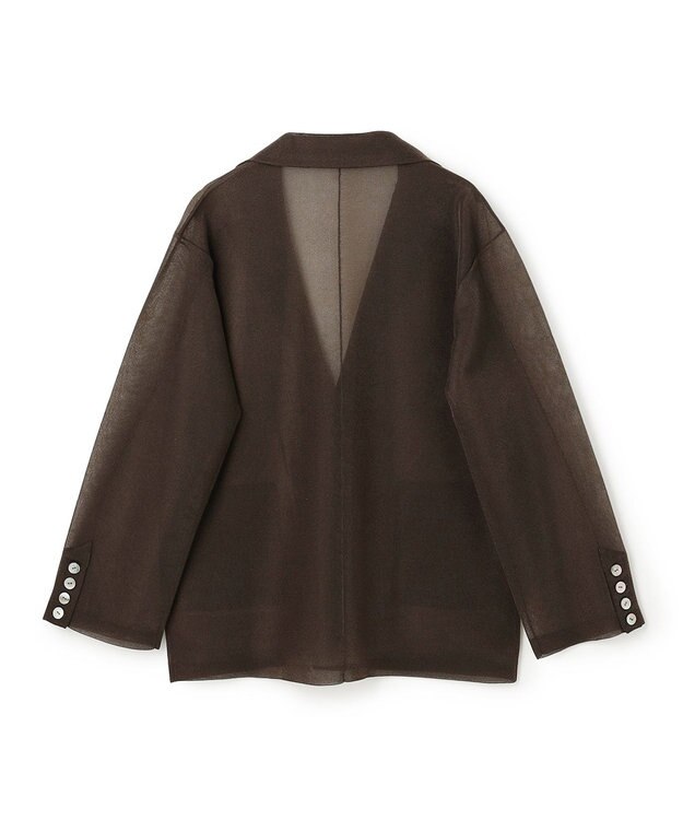 uncrave バルキーシアーニット ジャケット ブラウン