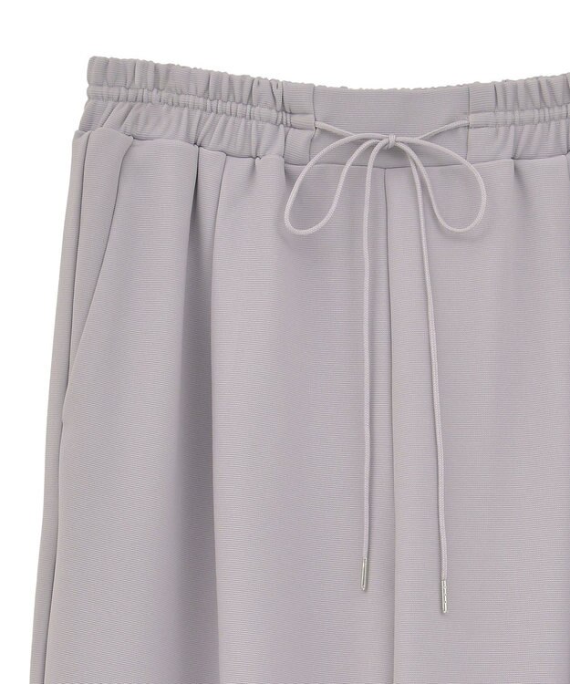 Green Parks 楽ちんリップルワイドパンツ Purple